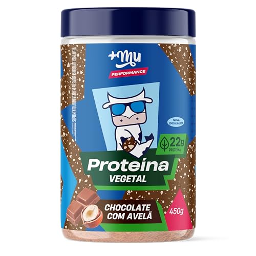 +Mu Pote Proteína Vegetal Sabor Chocolate c/ Avelã 22g - 450g
