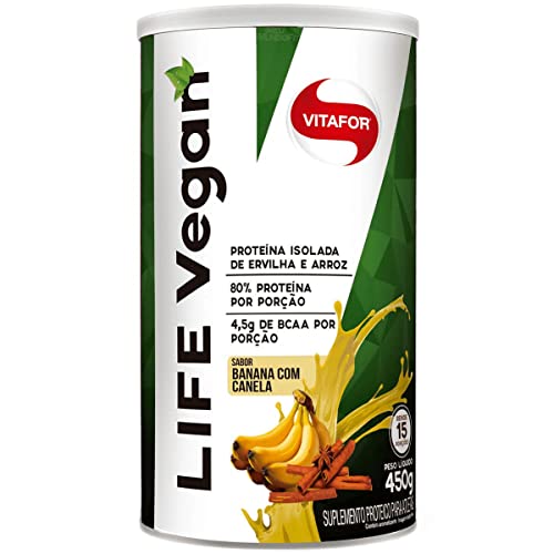 Life Vegan - 450g Banana com Canela, Vitafor