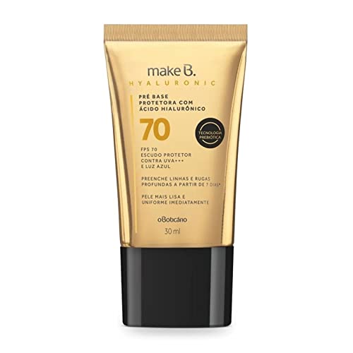 O Boticário - Base Líquida Protetora Hyaluronic FPS70 Cor 10