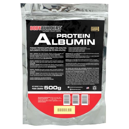 Albumin Protein Baunilha 500g – Bodybuilders