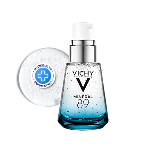 Vichy Minéral 89, Sérum Facial Fortalecedor de Uso Diário com Ácido Hialurônico Puro e Minerais para Hidratação Intensa da Pele e Proteção da Barreira Cutânea