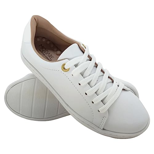 Tênis Casual Feminino Modare Com Cadarços Antiderrapante Napa Floater Sense Flex 7363 105