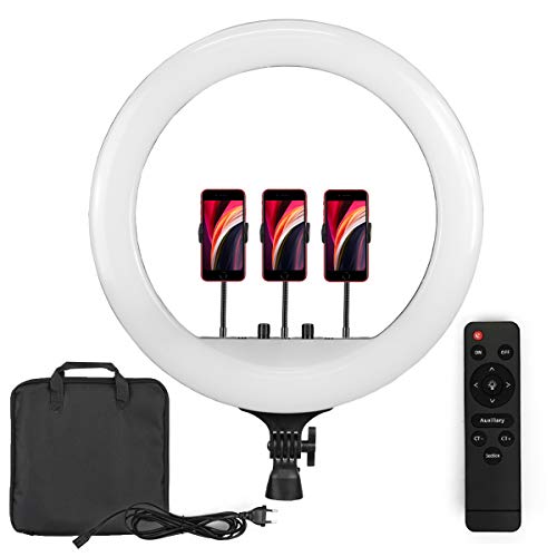Ring Light Profissional LED 45cm + 3 Suportes Celular - RL18