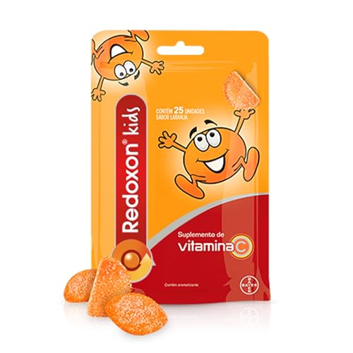 Redoxon Kids Vitamina Infantil, Sabor Laranja, contém 25 gomas
