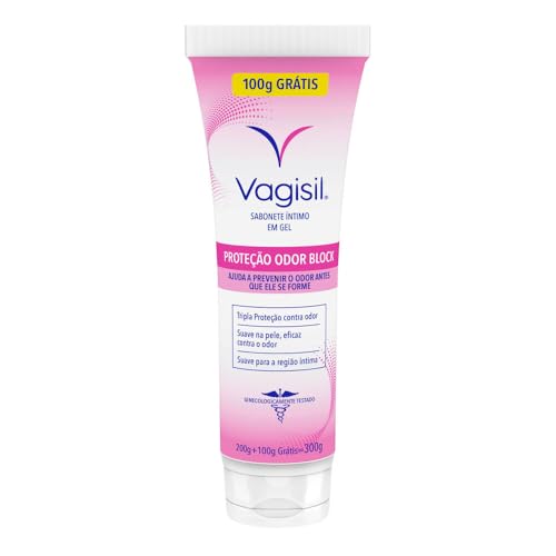 Grecin Sabonete Líquido Íntimo Odor Block Leve 300Ml Pague 200Ml Vagisil