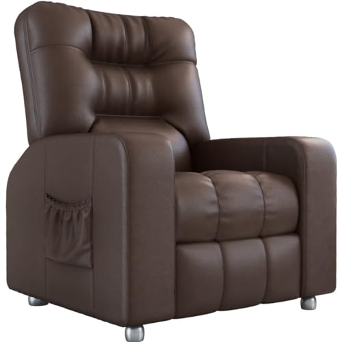 Poltrona do Papai Reclinável Azera Matrix Corino Marrom