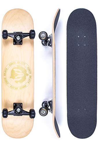 Skate Maple Profissional Montado Cisco Skate Logo Gold 7.75
