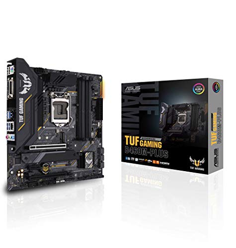 Placa Mãe Asus TUF GAMING B460M-PLUS, Chipset B460, Intel LGA 1200, mATX, DDR4