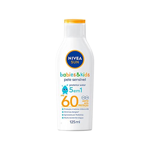 NIVEA SUN Protetor Solar Kids & Babies Pele Sensível FPS 60 125ml