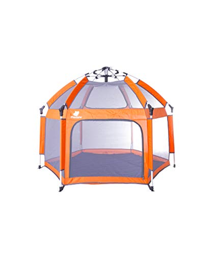 Cercado Portátil Pop N Go Laranja com Colchão, Mastela, Laranja