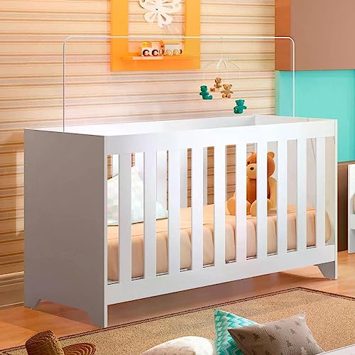 Berço Mini Cama 3 em 1 BBI-51 Ditália Móveis Branco