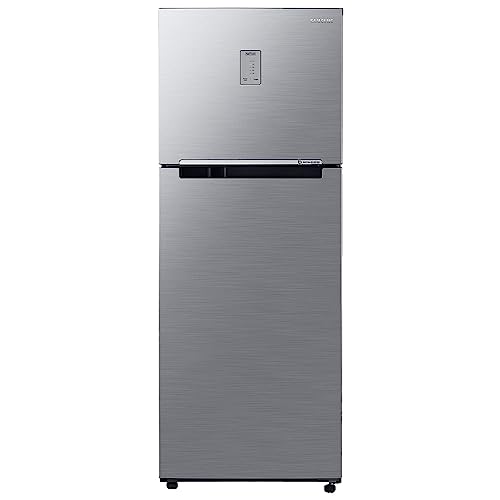 Geladeira Samsung Evolution RT38 com POWERvolt Inverter Duplex RT38K5A0JS9 385L Inox Bivolt Bivolt