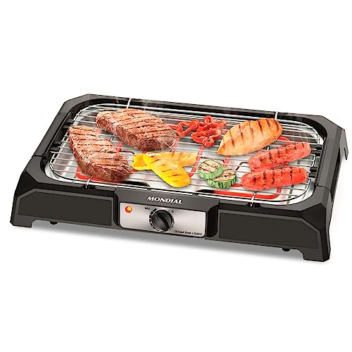 Churrasqueira Elétrica, Mondial, Preto, 1800W, 110V - CH-05