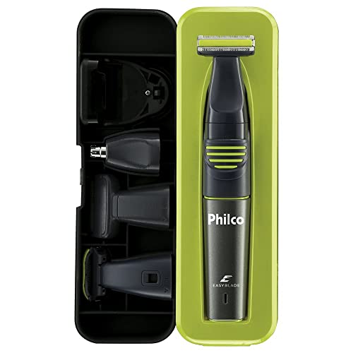 Aparador de Pelos e Barbeador Philco Easyblade Bivolt PAP06VD