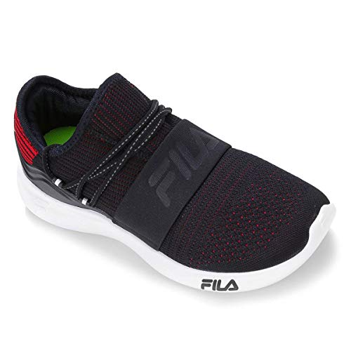 Tênis Fila Trend 2.0, Masculino, Preto/Vermelho/Branco, 41