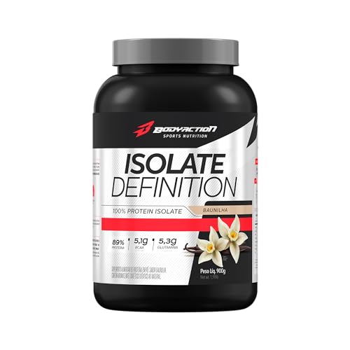 Whey Protein Isolado Isolate Definition 900g Sabor Baunilha Bodyaction