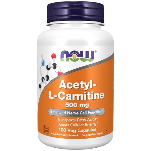 Acetyl L Carnitina 500 Mg (100 Vcaps) Now Foods