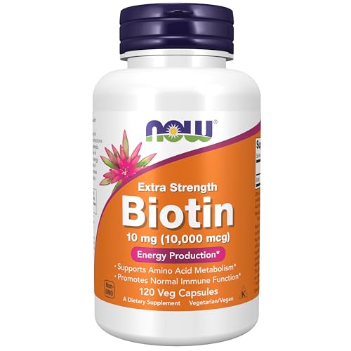 Biotina 10000mcg (120 Vcaps) Now Foods