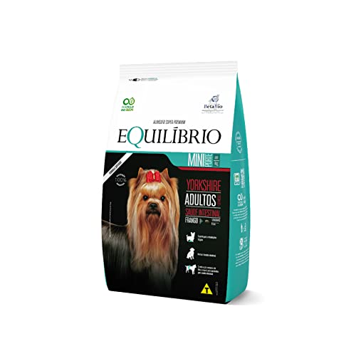 RAÇÃO CÃES EQUILIBRIO RAÇAS MINI ADULTO YORK FRANGO 1KG