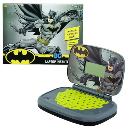 Candide, Laptop Infantil, Batman, Brinquedo Educativo - Bilíngue