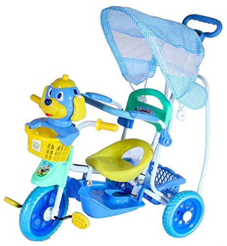 Triciclo Gangorra Cabeça Cachorro Bel Fix Azul