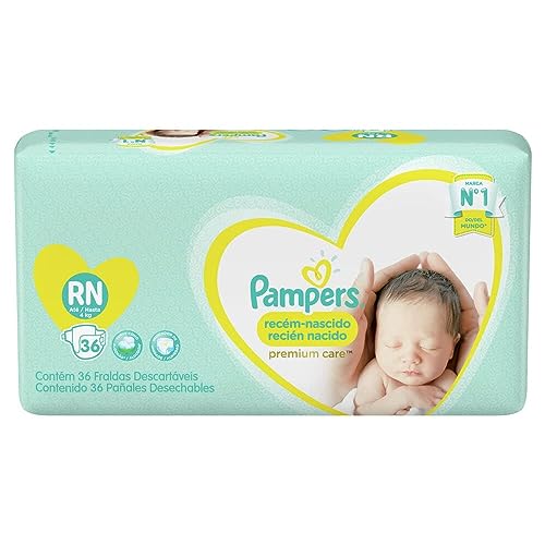 Fralda Pampers Premium Care RN - 36 fraldas