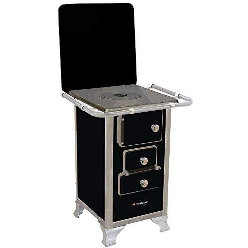 Fogão a Lenha 00 Venâncio com Tampa Preto 00tpr