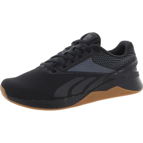 Reebok Tênis de treinamento unissex Nano X3, Preto/cinza puro/Reebok Lee, 10.5 Women/9 Men