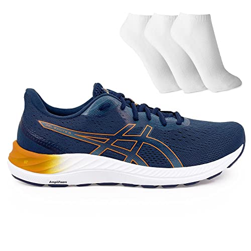 Tênis Asics Gel-excite 8 Masculino - Marinho/amarelo - 43