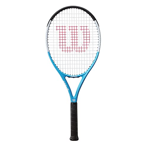 Wilson Raquete de tênis Ultra Power RXT 105, para jogadores recreativos, composto/fibra de carbono, azul/preto/cinza, WR055110U4