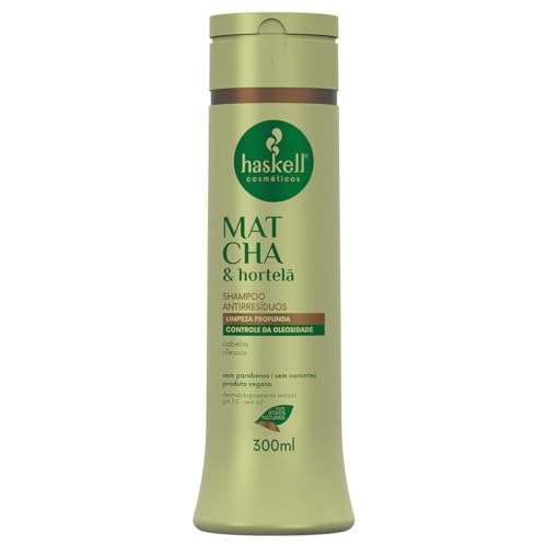 Haskell Shampoo Antirresíduos Matcha &amp; Hortelã 300Ml