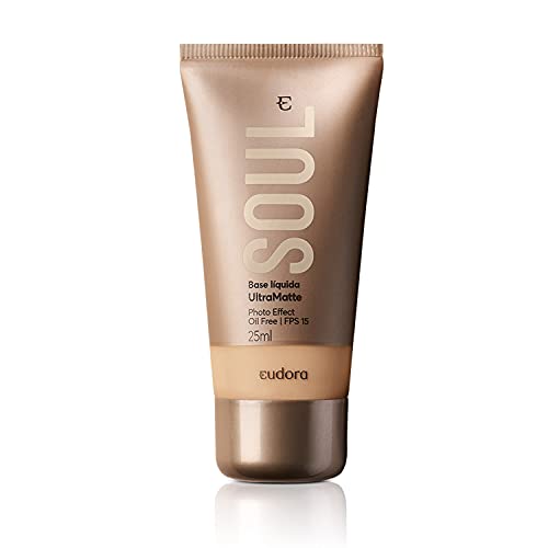 Eudora Soul Ultra Matte Base Líquida Cor 13 25ml