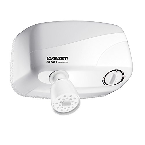 Ducha Jet Turbo Multitemperaturas 220V 7800W, Lorenzetti, 7540401, Branco, Pequeno