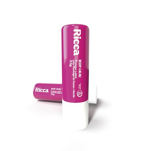 Ricca Protetor Labial Com Manteiga de Cacau + Karite Fps 15