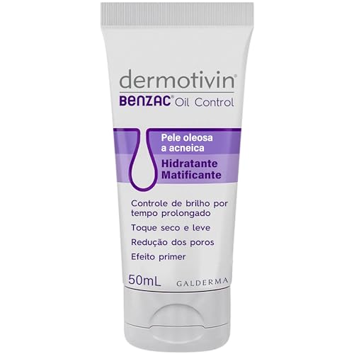 Dermotivin Benzac Oil Control (Hidratante Matificante) 50G, DERMOTIVIN