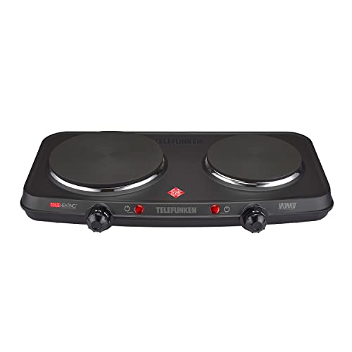 TELEFUNKEN Fogão Elétrico Duplo 2 Bocas Portátil Telefunken TF AE 10500 110V, Modelo: 146355
