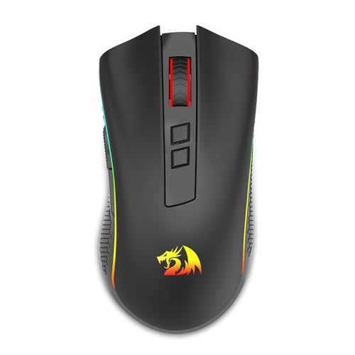 Mouse Gamer Redragon Cobra Pro RGB, Wireless, Sem Fio, 16000DPI, 8 Botões Programáveis, USB 2.4G - M711 Pro