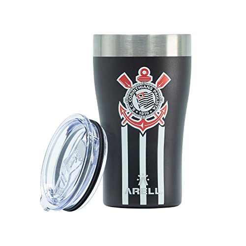 Copo térmico Arell oficial do CORINTHIANS - Tulip Pint - 500ml