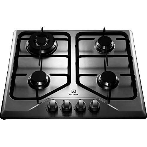 Cooktop a Gás Electrolux Inox com 4 bocas e Queimador Tripla Chama Bivolt GT60X - Inox - Bivolt