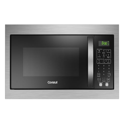 Micro-ondas Consul de Embutir 32 Litros Preto com Design Moderno e Menu Fácil - CM146AE 110V