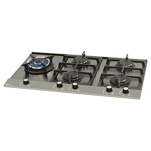 FISCHER COOKTOP À GÁS 5 BOCAS PLATINIUM MESA PRIME BIVOLT - 19784-51515