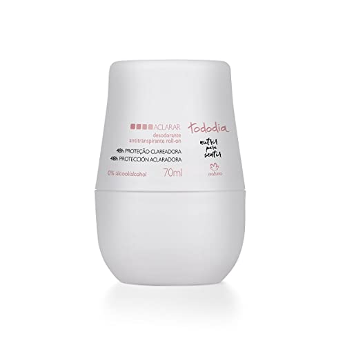 Linha Todo Dia (Aclarar) Natura - Desodorante Antitranspirante Roll-on 70 Ml - (Natura Every Day (Whitening) Collection - Antiperspirant Roll-on Deodorant 2.36 Fl Oz)