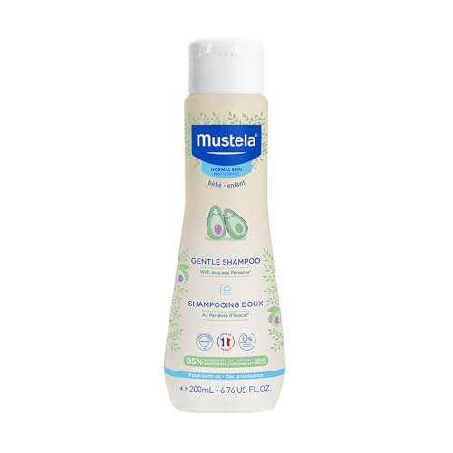 Mustela Shampoo Infantil 200Ml - Fragrância Suave Para Não Arder Os Olhos Dos Bebês - Fórmula Biodegradável Com 93% De Ingredientes De Origem Natural - Bebê E Criança