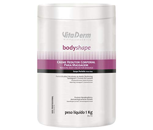 Vitaderm Creme Redutor Corporal Para Massagem Body Shape 1Kg