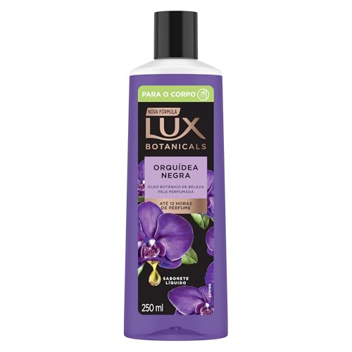 Lux Sabonete Líquido Corporal Orquídea Negra Óleos Hidraflorais Botanicals Frasco 250Ml