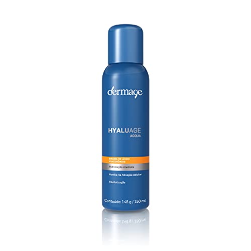 Hyaluage Acqua, Bruma Facial Dermatológica, Ácido Hialurônico de Alto Peso Molecular, Pele Hidratada e Radiante, Fórmula Hipoalergênica, 150ml