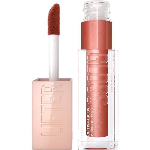 Maybelline NY Brilho Labial com Ácido Hialurônico Lifter Gloss Topaz, 5.4ml