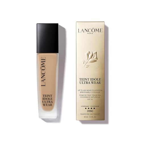 Lancôme, Idôle, Base Líquida, Alta Cobertura, Teint Ultra Wear, Care & Glow, FPS 35, 315C - 30ml