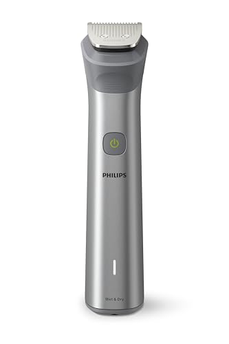 Aparador de Pelos Multigroom 12 em 1 Philips Series 5000 para Rosto, Corpo e Cabelos, Tecnologia BeardSense, À Prova d´água - Bivolt, Máquina de Barba MG5950/15