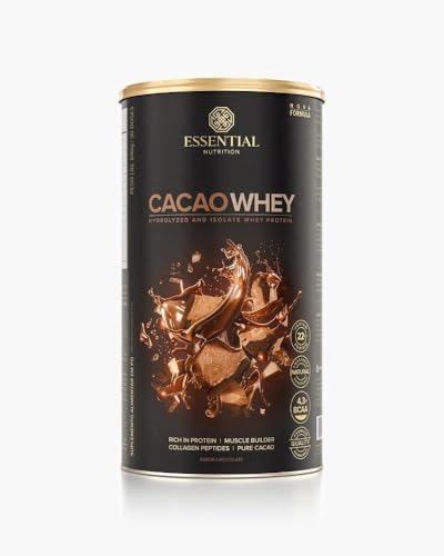 Essential Nutrition - Cacao Whey Lata 840g 30 doses